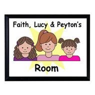 2 Sisters And Brother Cartoon
