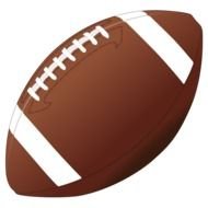 isolated American football balls