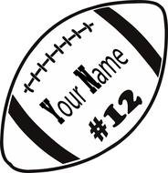 Football Decals N2