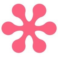 Pink six petals Flower, Clip Art