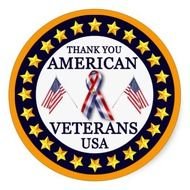 Veterans Thank You Sticker