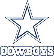 Cowboys Star Logo drawing