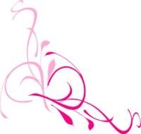 Floral Swirl Clip Art N18