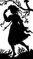 girl Silhouette Drawing