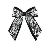 Zebra Print Bow Clip Art N8