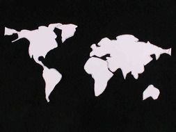 World Continent Cut Outs