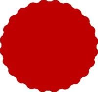 Scalloped Circle Clip Art N13