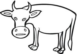 Clip art of the cow