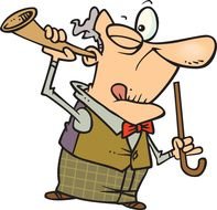 Old Man Cartoon drawing