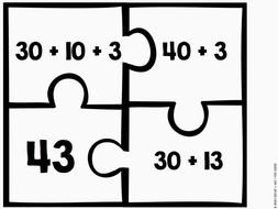 Math Number Puzzles Clip Art