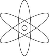 Atom Symbol Clip Art N16