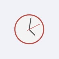 red round watch with a white dial as an illustration