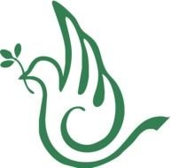 Clip art of Descending Dove logo