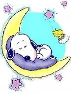 Ä°llustration of Snoopy Good Night