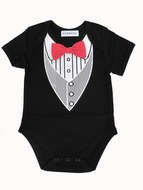 BLack Tuxedo with the red bow tie clipart