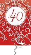 card with number 40