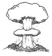 Mushroom toxik Cloud Drawing