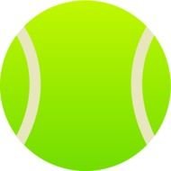 green tennis ball