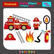 Firefighters Fireman Clip Art N4