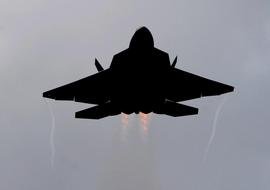 clipart of the F 22 Raptor aircraft