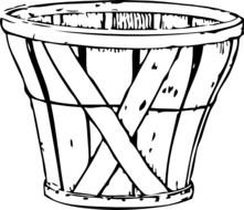 Empty Basket Clip Art N2