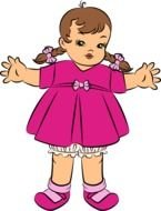 clipart of the Toy Doll