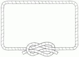 Rope Border Clip Art drawing
