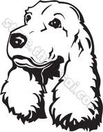 Beagle Face Clip Art N3