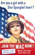 photo of american nurse on flag background