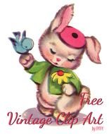 Free Vintage Easter Clip Art N10