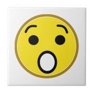 Shocked Face Emoticon