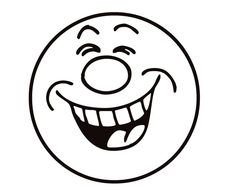 Smiley Face Coloring Pages drawing