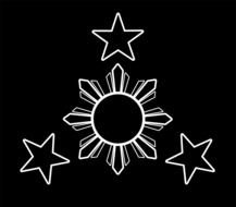 Filipino Sun And Stars