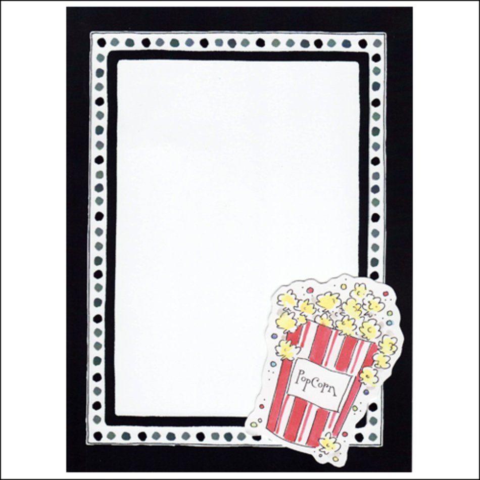 popcorn clip art border