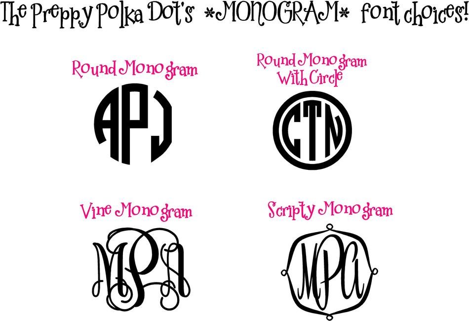 3 Letter Monogram Fonts