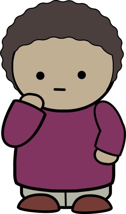 clipart of the deep in thought