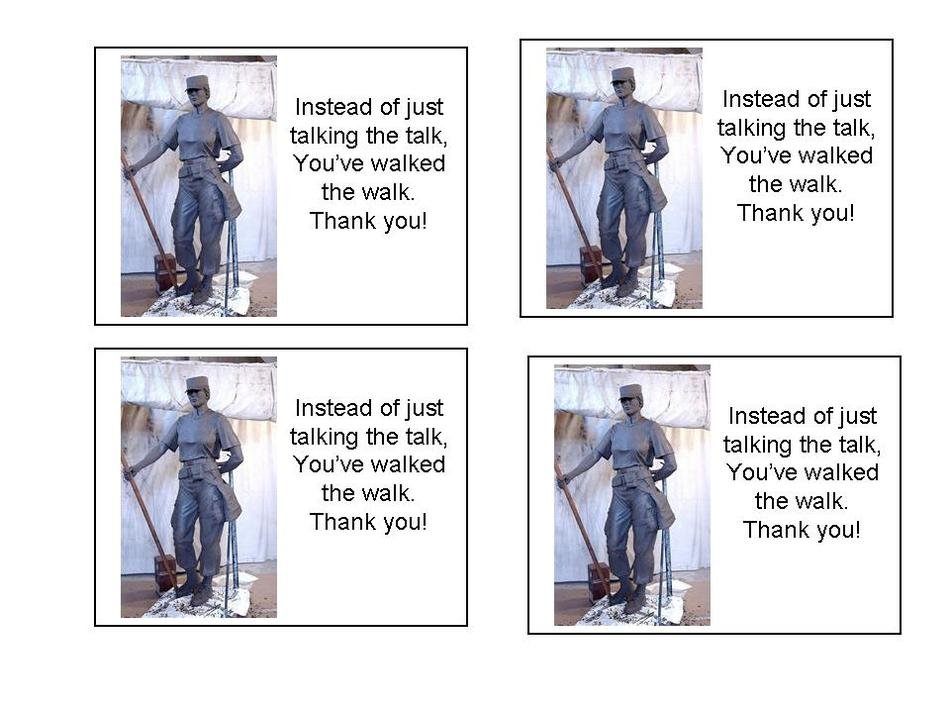 walking instead of talking, motivators