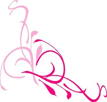 Floral Swirl Clip Art N18