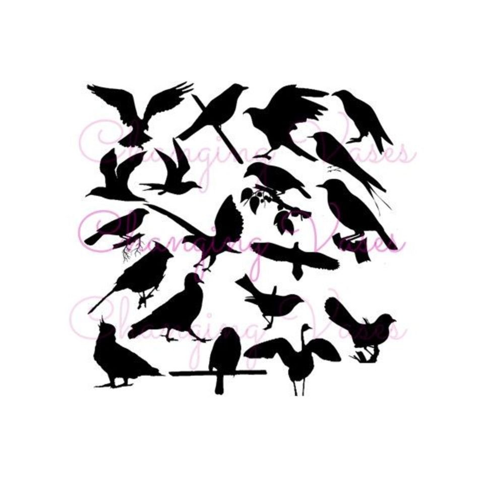 Bird Silhouette Clip Art N35