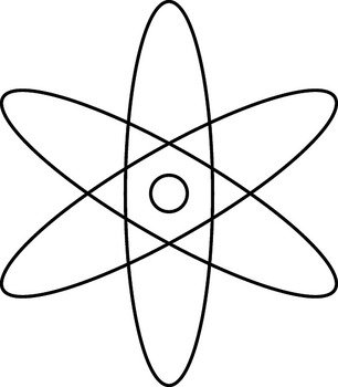 Atom Symbol Clip Art N16