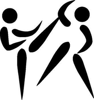 Karate Silhouette Clip Art N10