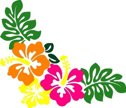 Hibiscus Flower Clip Art Free N2