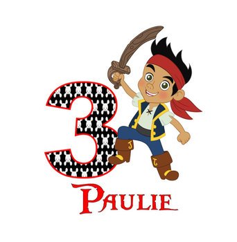 Jake And Neverland Pirates Birthday Shirt