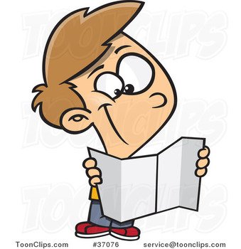 Cartoon Boy Reading N4