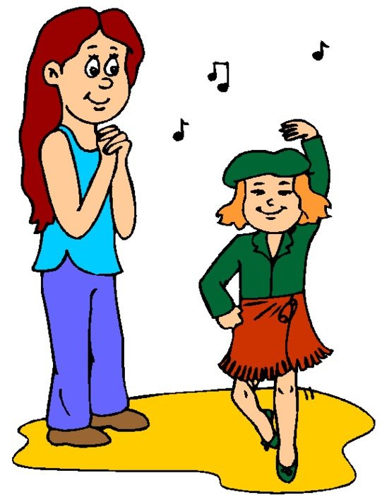 Girl Dancing Clip Art N18