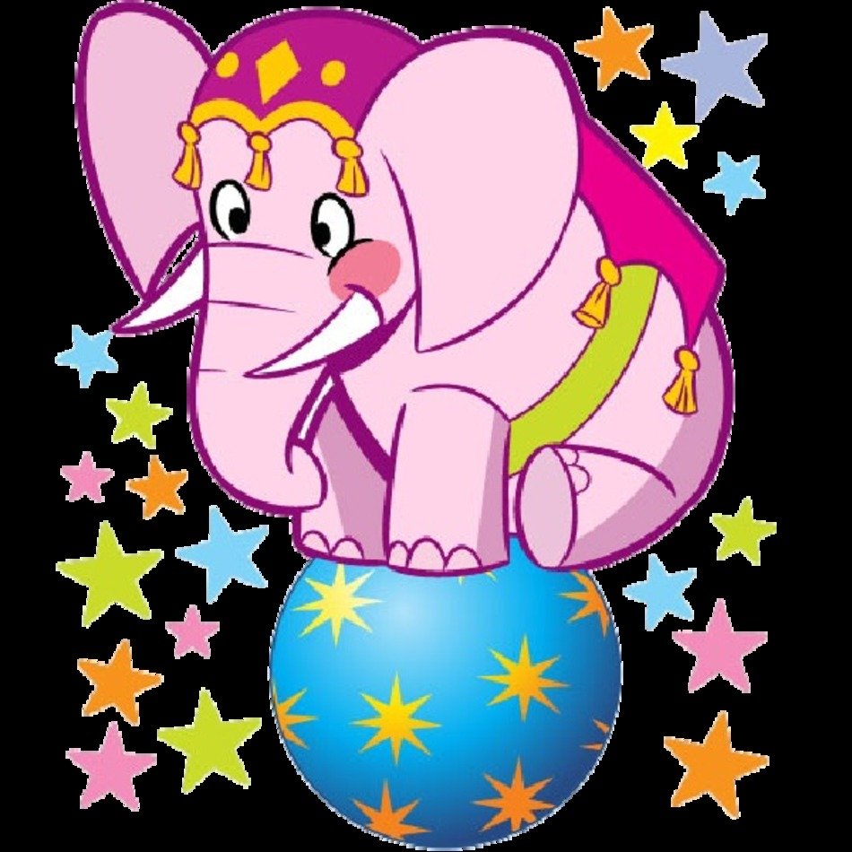 Circus Elephant Clip Art N22