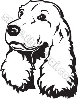 Beagle Face Clip Art N3