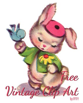 Free Vintage Easter Clip Art N10