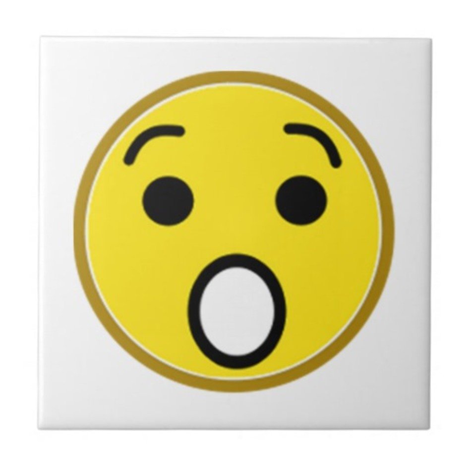 Shocked Face Emoticon