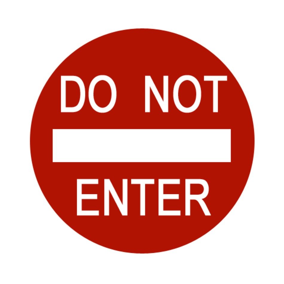 Do Not Enter Sign Clip Art Free N2